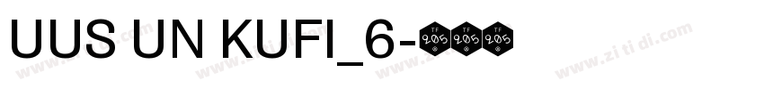UUS UN KUFI_6字体转换